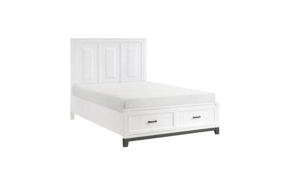1450WH Bedroom Garretson Collection 4pc Set (QB+NS+DR+MR)