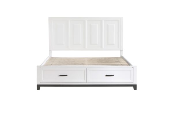 1450WH Bedroom Garretson Collection 4pc Set (QB+NS+DR+MR)