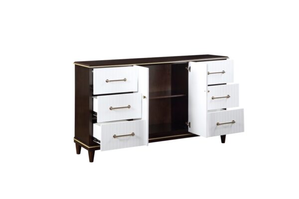 1451 Bedroom Niles Collection 4pc Set (QB+NS+DR+MR)