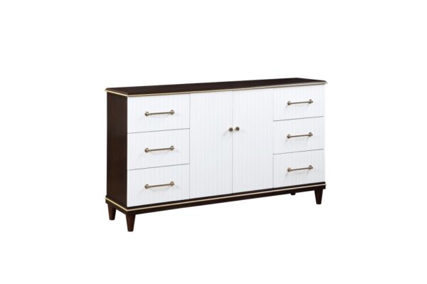 1451 Bedroom Niles Collection 4pc Set (QB+NS+DR+MR)