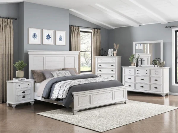1454 Bedroom Mackinac Collection 4pc Set (QB+NS+DR+MR)