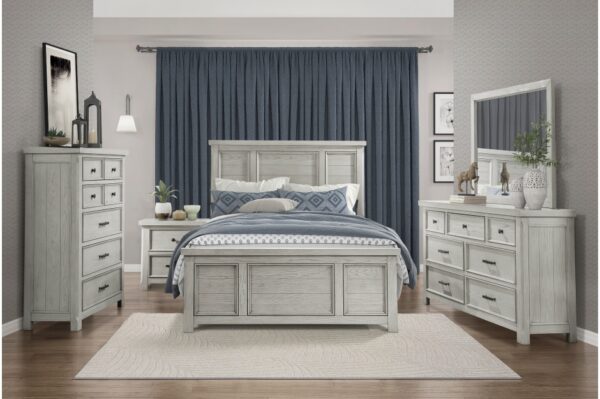 1458 Bedroom Providence Collection 4pc Set (QB+NS+DR+MR)