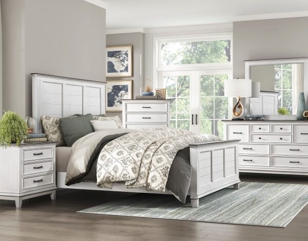 1463 Bedroom Chesterton Collection 4pc Set (QB+NS+DR+MR)