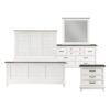 1463 Bedroom Chesterton Collection 4pc Set (QB+NS+DR+MR)