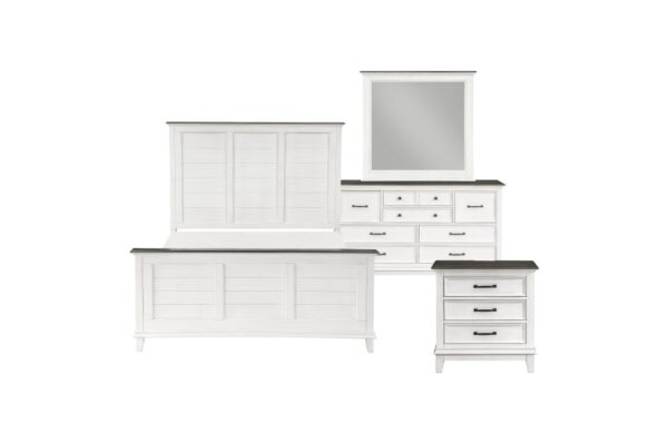 1463 Bedroom Chesterton Collection 4pc Set (QB+NS+DR+MR)
