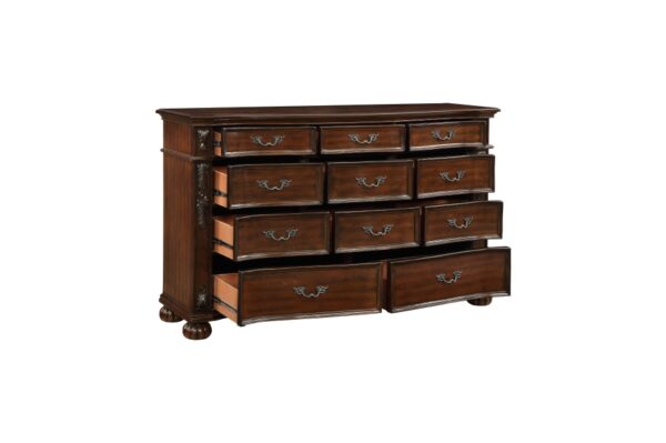 1468 Bedroom Adelina Collection 4pc Set (QB+NS+DR+MR)