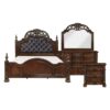 1468 Bedroom Adelina Collection 4pc Set (QB+NS+DR+MR)