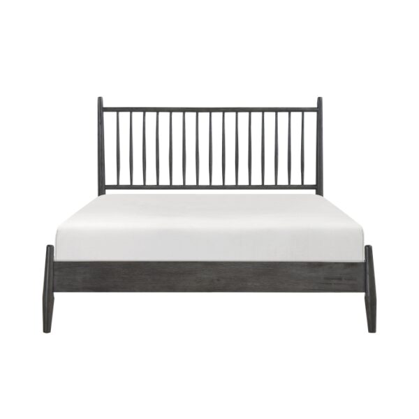HE-1490GY-1  Queen Platform Bed
