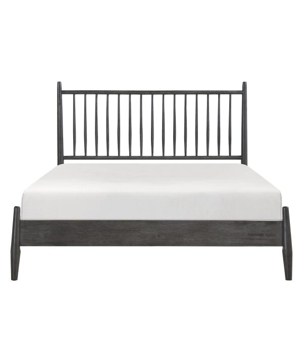 HE-1490GY-1  Queen Platform Bed