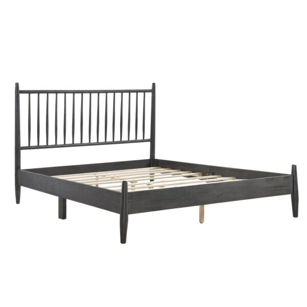 HE-1490GY-1  Queen Platform Bed