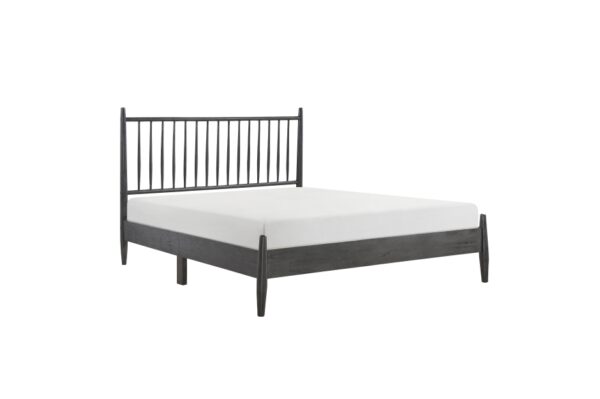 1490GY Bedroom Brickell Collection Queen Platform Bed