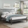 1490GY Bedroom Brickell Collection Queen Platform Bed