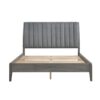 1492GY Bedroom Dade Collection Queen Platform Bed