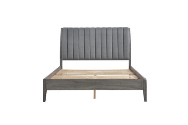 1492GY Bedroom Dade Collection Queen Platform Bed