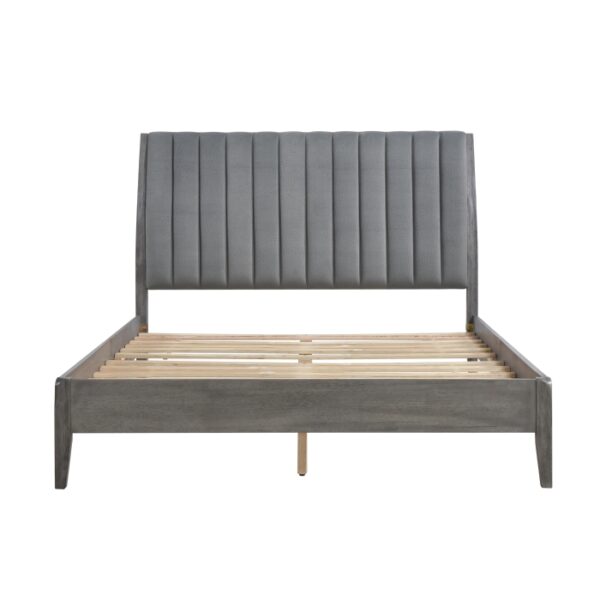 HE-1492GY-1  Queen Platform Bed
