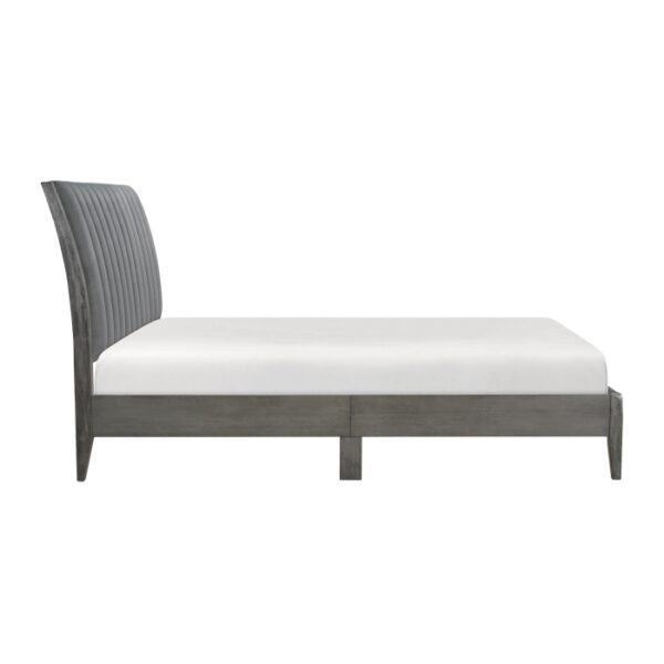 HE-1492GY-1  Queen Platform Bed