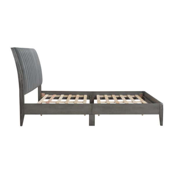 HE-1492GY-1  Queen Platform Bed