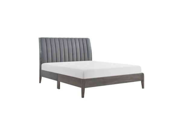 1492GY Bedroom Dade Collection Queen Platform Bed
