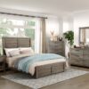 1498GY Bedroom Longview Collection 4pc Set (QB+NS+DR+MR)