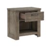 1498GY Bedroom Longview Collection 4pc Set (QB+NS+DR+MR)