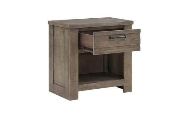 1498GY Bedroom Longview Collection 4pc Set (QB+NS+DR+MR)