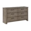 1498GY Bedroom Longview Collection 4pc Set (QB+NS+DR+MR)