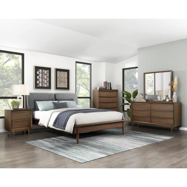 HE-1501-1  Queen Platform Bed