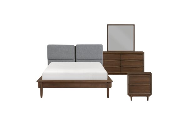 1501 Bedroom Astrid Collection 4pc Set (QB+NS+DR+MR)