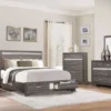 1505 Bedroom Luster Collection 4pc Set (QB+NS+DR+MR)