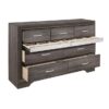 1505 Bedroom Luster Collection 4pc Set (QB+NS+DR+MR)