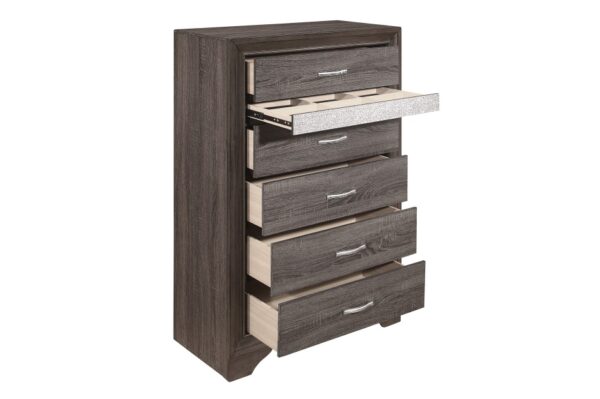 1505 Bedroom Luster Collection 4pc Set (QB+NS+DR+MR)