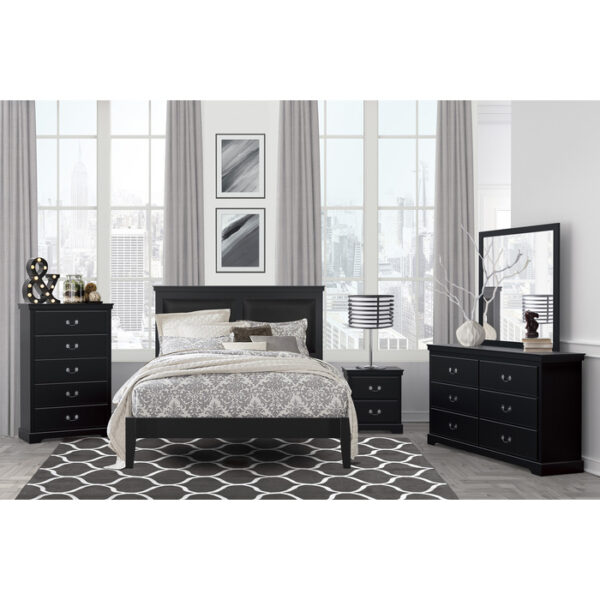 HE-1519BK-1  Queen Bed