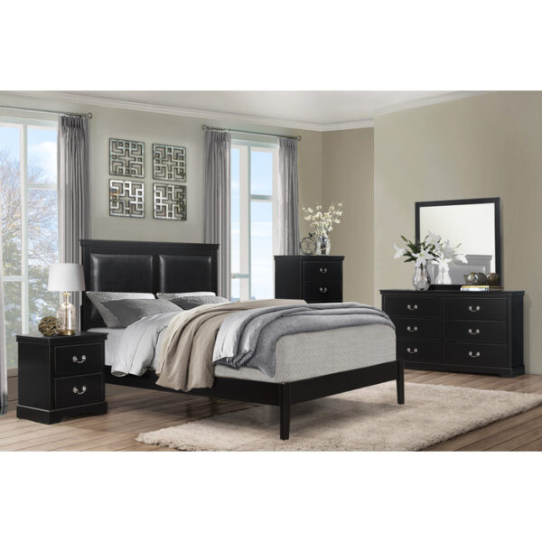 HE-1519BK-1  Queen Bed