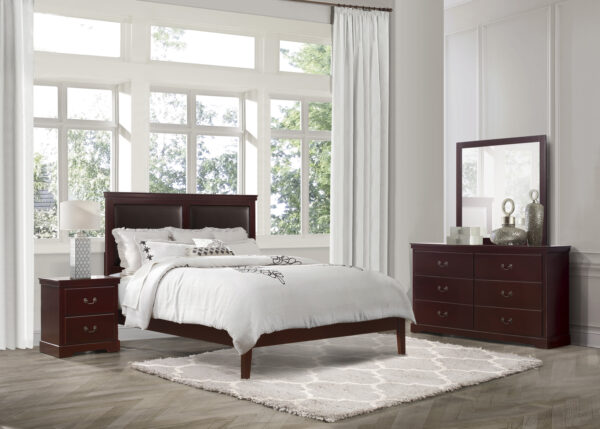 1519CH Bedroom Seabright Collection 4pc Set (QB+NS+DR+MR)