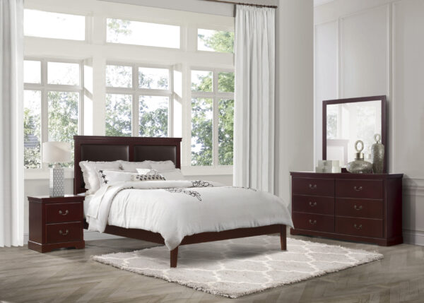 1519CH Bedroom Seabright Collection 4pc Set (QB+NS+DR+MR)