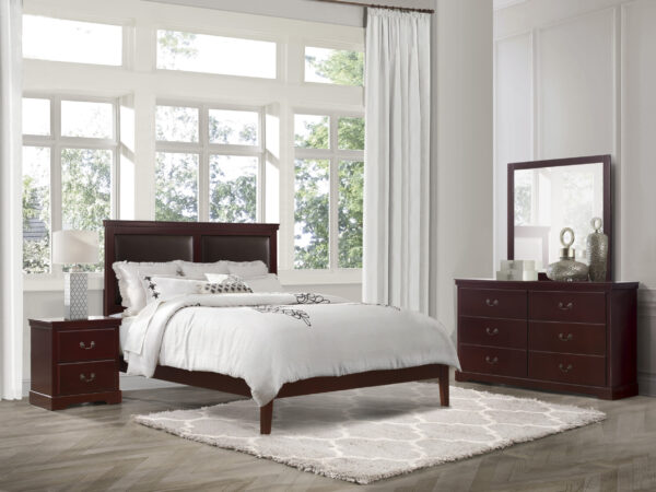 1519CH Bedroom Seabright Collection 4pc Set (QB+NS+DR+MR)