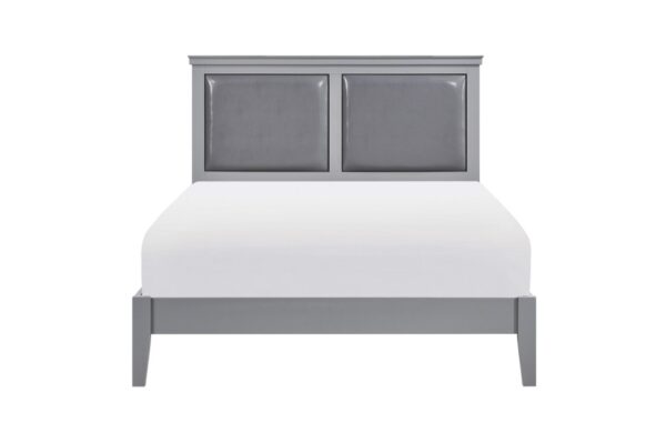 1519GY Bedroom Seabright Collection 4pc Set (QB+NS+DR+MR)