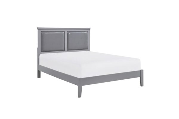 1519GY Bedroom Seabright Collection 4pc Set (QB+NS+DR+MR)