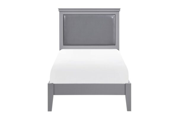 1519GY Bedroom Seabright Collection 4pc Set (QB+NS+DR+MR)