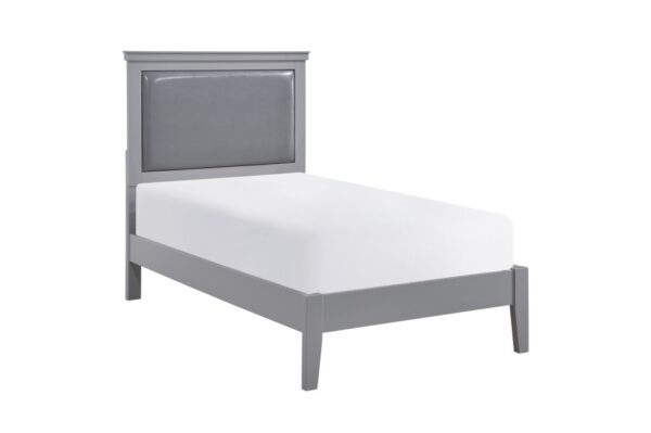 1519GY Bedroom Seabright Collection 4pc Set (QB+NS+DR+MR)