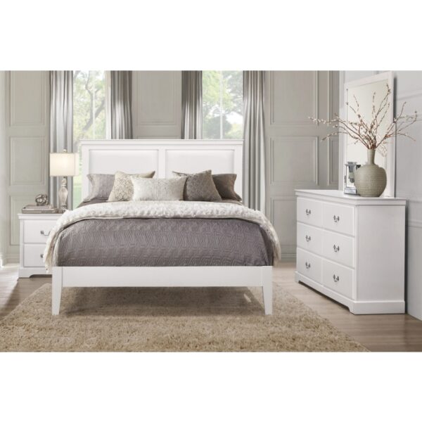 HE-1519WH-1  Queen Bed