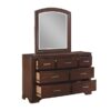 1520CH Bedroom Hudson Collection 4pc Set (QB+NS+DR+MR)