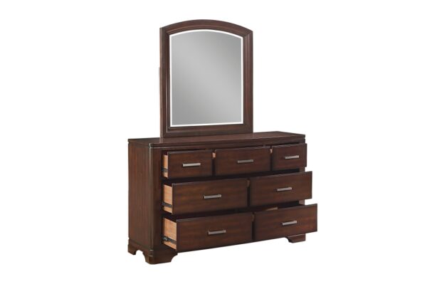1520CH Bedroom Hudson Collection 4pc Set (QB+NS+DR+MR)