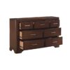 1520CH Bedroom Hudson Collection 4pc Set (QB+NS+DR+MR)
