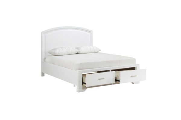 1520WH Bedroom Hudson Collection 4pc Set (QB+NS+DR+MR)