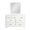 1520WH Bedroom Hudson Collection 4pc Set (QB+NS+DR+MR)