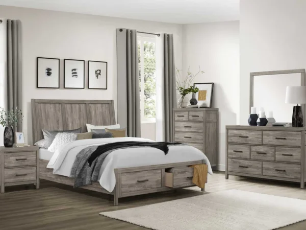 1526 Bedroom Bainbridge Collection 4pc Set (QB+NS+DR+MR)
