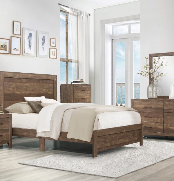 1534 Bedroom Corbin Collection 4pc Set (QB+NS+DR+MR)