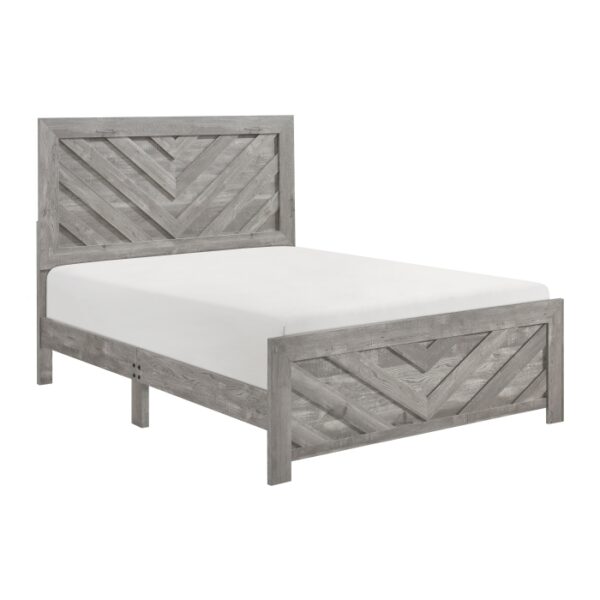 HE-1534NPGY-1  Queen Bed