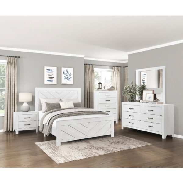 HE-1534NPWH-1  Queen Bed